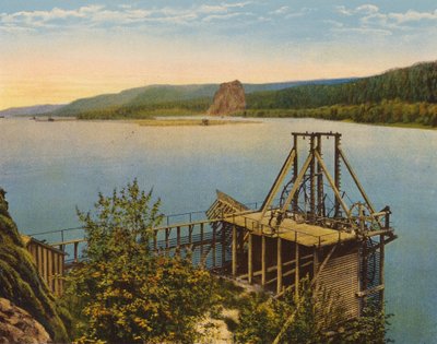 Zalmwiel op de Columbia-rivier (kleurenfoto) door American Photographer