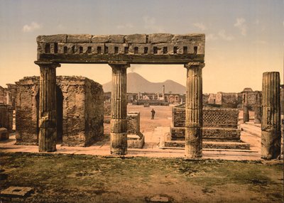 Het Forum, Pompeii, c.1890-1900 door American Photographer