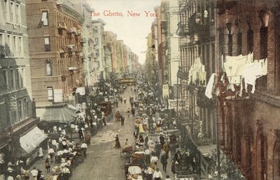 Het getto, New York (kleurenfoto) door American Photographer