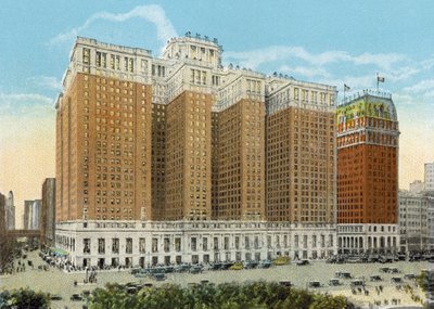 The Stevens Hotel, Michigan Boulevard door American Photographer