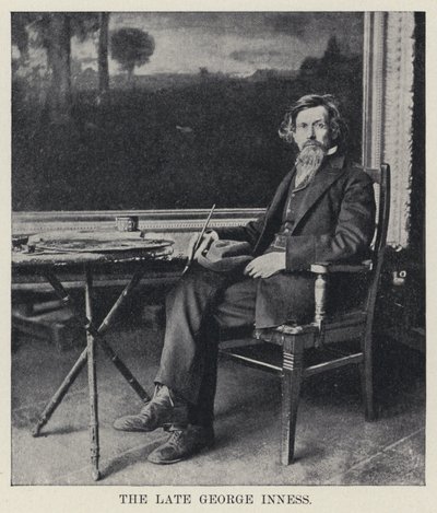 De overleden George Inness door American Photographer