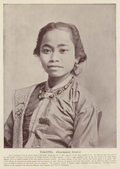 Toajong, Soendanees Javaan door American Photographer
