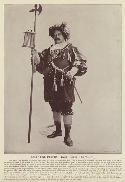 Valentine Peters, Nachtwacht, Oud Wenen door American Photographer