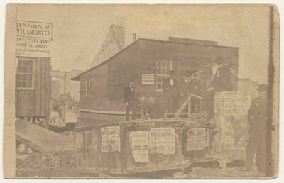 W. D. Kerfoot Blok, 1871 door American Photographer