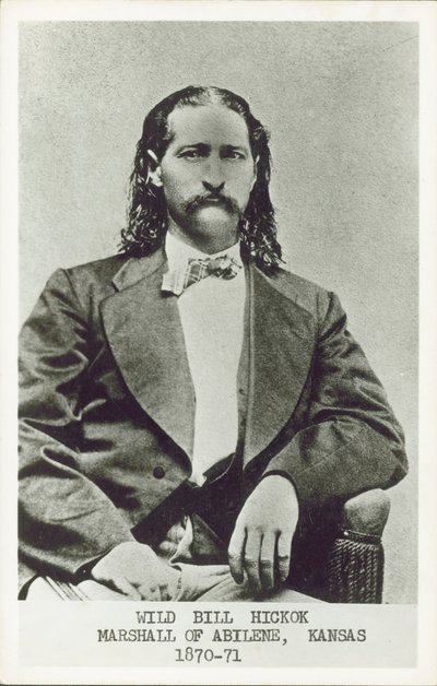 Wild Bill Hickok, revolverheld, gokker en wetsdienaar van het Amerikaanse Westen door American Photographer