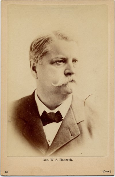 Winfield Scott Hancock (1824-86), Amerikaanse legergeneraal, foto door B B Russell, Boston door American Photographer