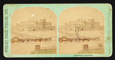 Wereld Vredesjubileum, Boston Coliseum door American Photographer