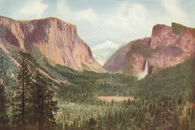 Yosemite Valley, Californië, Algemeen Uitzicht vanaf Artists Point door American Photographer