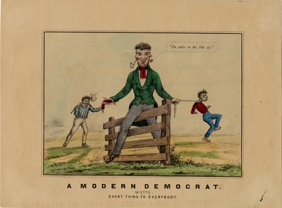 Een moderne Democraat: motto: alles voor iedereen door American School