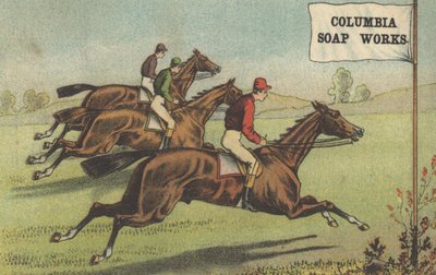 Advertentie voor Columbia Soap Works, c.1880 door American School