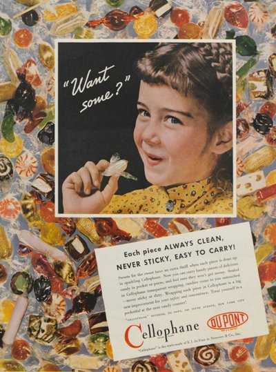 Advertentie voor DuPont Cellophane, 1937 door American School