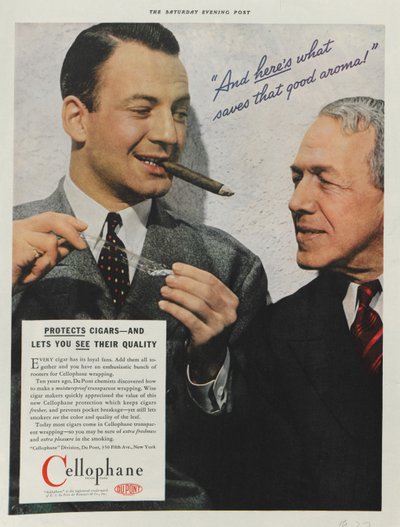 Advertentie voor DuPont Cellophane, 1937 door American School