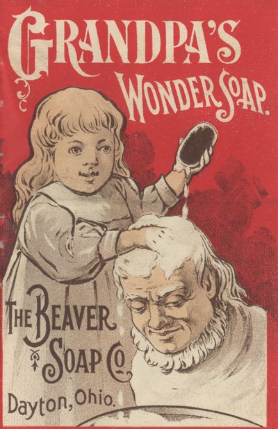 Advertentie voor Grandpas Wonder Soap, c.1898 door American School