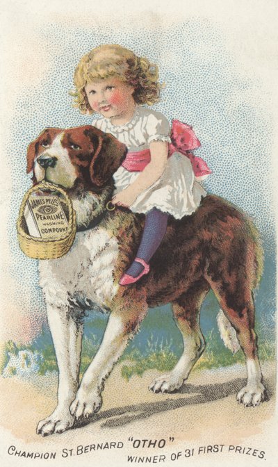 Advertentie voor James Pyles Pearline Washing Compound, c.1880 door American School
