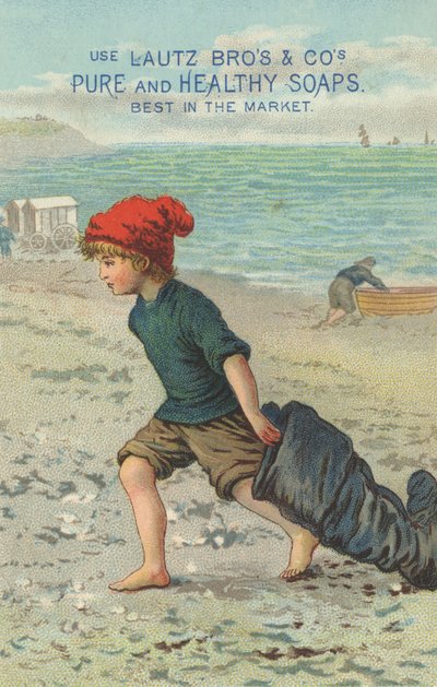 Advertentie voor Lautz Bros & Cos Pure en Gezonde Zepen, c.1880 door American School