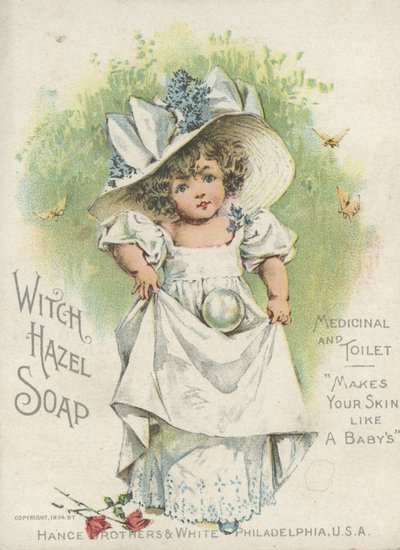 Advertentie voor Witch Hazel Soap, Medicinal and Toilet, 1894 door American School