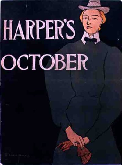 Advertentie voor de Oktober Editie van Harper