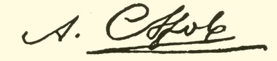 Alexander Nikolayevitch Syeroff (Serow), 1820-1871, handtekening door American School