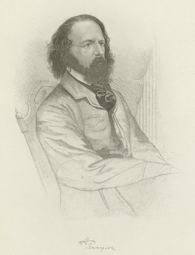 Alfred, Lord Tennyson door American School