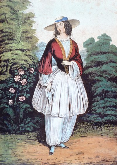 Amelia Jenks Bloomer in het 