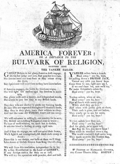 Amerika voor altijd of een uitdaging aan de bolwerk van religie, samen met de Yankee zeeman door American School