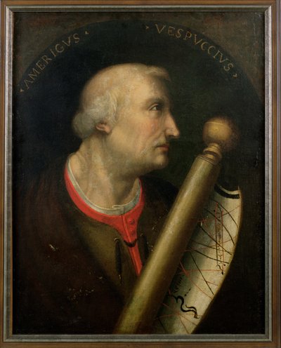Amerigo Vespucci (1452-1512) door American School