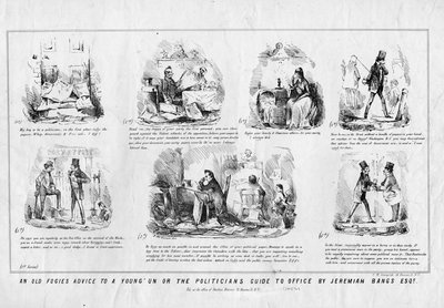 Advies van een oude knar aan een jongeling of de gids van de politicus naar kantoor door Jeremiah Banks Esq. door American School