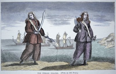 Anne Bonny (geb.1697) en Mary Read door American School