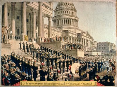 Zoals ze verschenen bij de inauguratie van de president van de Verenigde Staten in Washington door American School