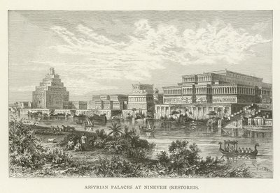Assyrische paleizen in Nineveh, gerestaureerd door American School