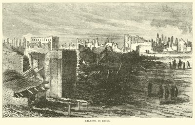 Atlanta in puin, november 1864 door American School