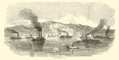 Aanval op Grand Gulf, april 1863 door American School