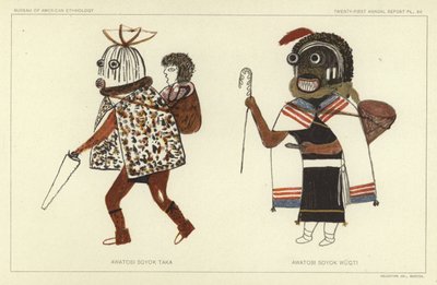 Awatobi Soyok Taka, Awatobi Soyok Wuqti (kleurenlitho) door American School