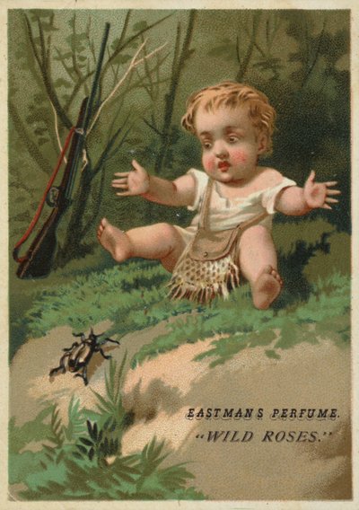 Baby in het bos door American School