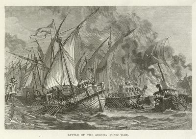 Slag bij de Aegusa, 1e Punische Oorlog, 241 v.Chr. door American School