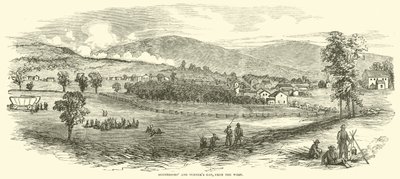 Boonesboro en Turners Gap, vanuit het westen, september 1862 door American School
