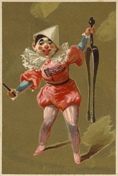 Jongen verkleed als clown door American School