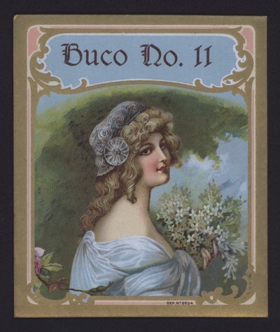 Buco No 11, sigarettenlabel door American School
