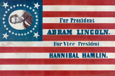 Campagnevlag voor Abraham Lincoln door American School
