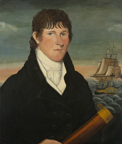 Kapitein David Bush, 1812 door American School