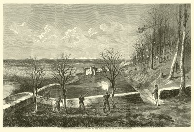 Verovering van de Zuidelijke werken bij het Witte Huis, op Lookout Mountain, november 1863 door American School