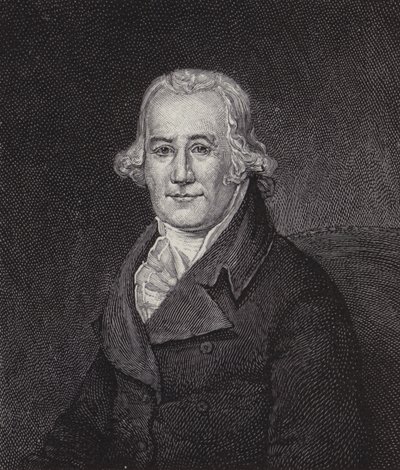 Caspar Wistar, Amerikaanse arts en anatoom (gravure) door American School