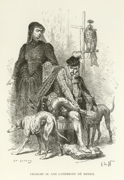 Karel IX en Catharina de