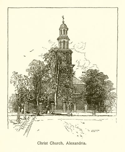Christ Church, Alexandria, Mount Vernon door American School