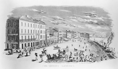 Cincinnati Landing, 1841 door American School
