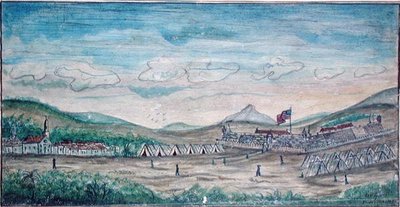 Stad en kasteel van Perote, Mexico door American School