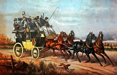 Koets van kolonel Kane, uitgegeven door J. B. Brewster & Co door American School