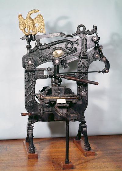 Columbia drukpers, gemaakt door Clymer en Dixon, 1837 door American School