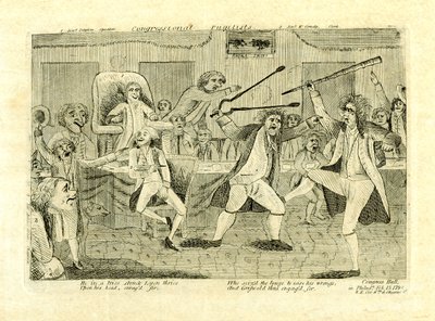 Congresvechters: Griswold en Lyon, in Congress Hall, Philadelphia, PA door American School