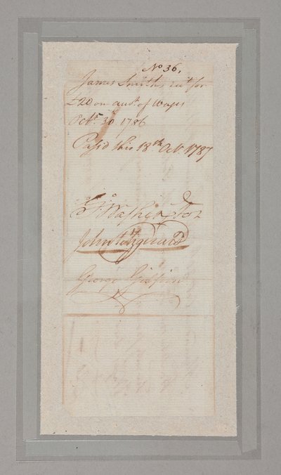 Constitutionele Conventie: verzameling brieven en documenten ondertekend door 54 van de 55 afgevaardigden naar de historische Conventie van 1787 door American School